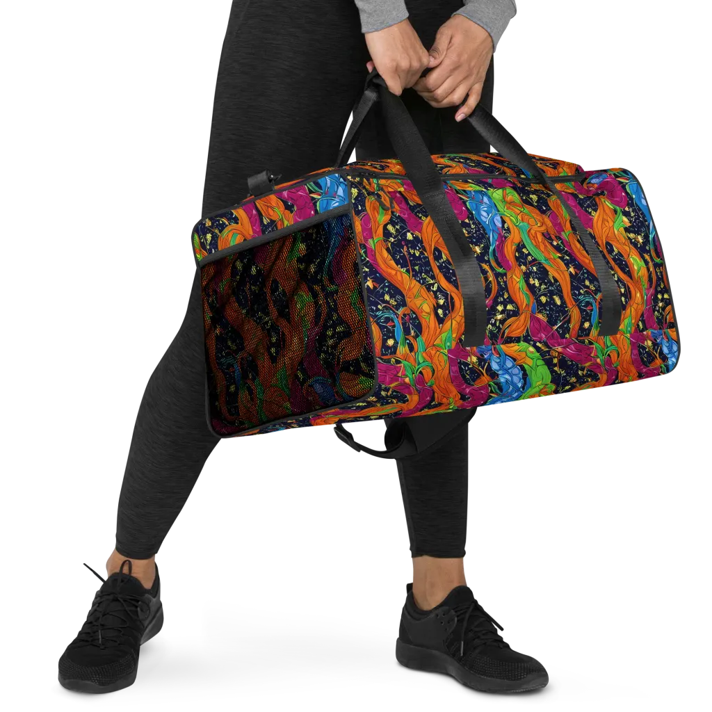 Tropical Static on Duffle Bag — Right Front