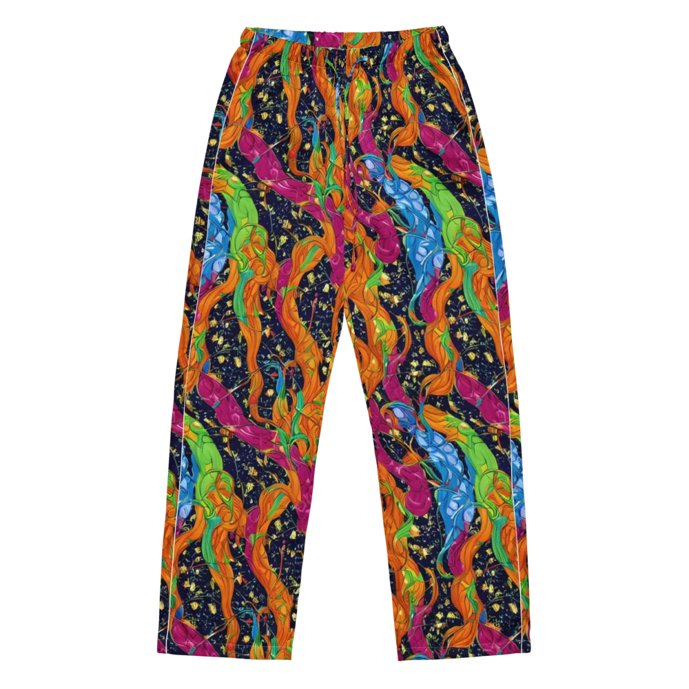 Tropical Static on Women's Pajama Pants — Front