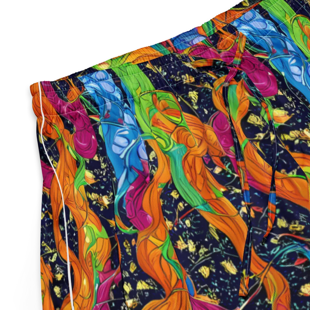 Tropical Static on Women's Pajama Shorts — Product details