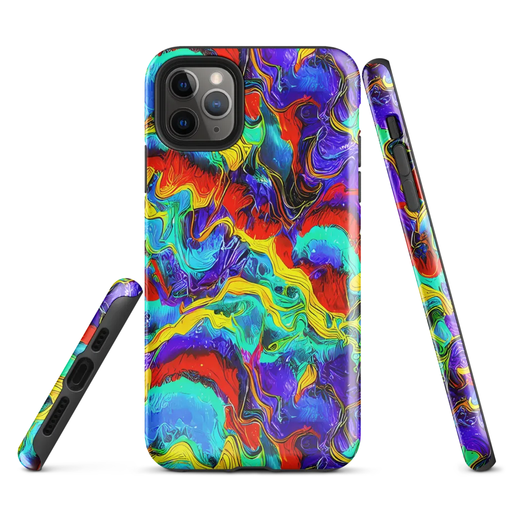 Rainbow Riptide on Tough Case for iPhone® — Front