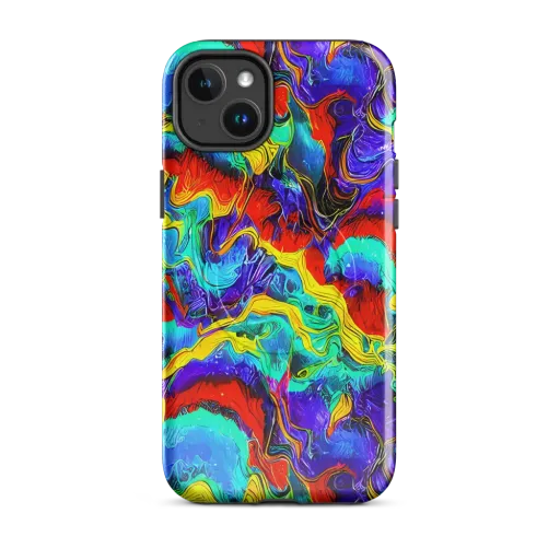 Rainbow Riptide on a MagSafe Tough Case for iPhone®
