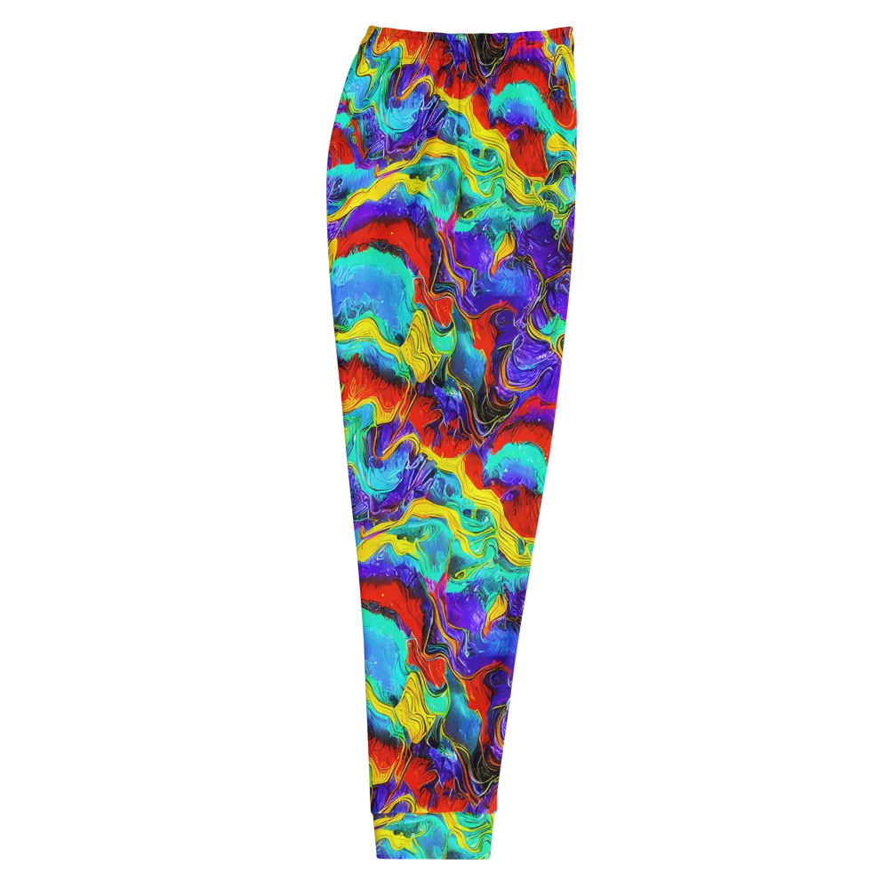 Rainbow Riptide on Men's Joggers — Right