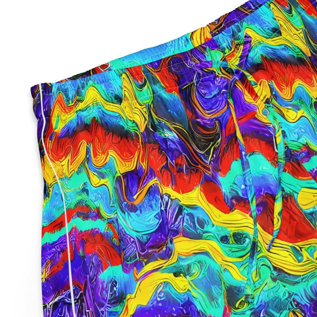 Rainbow Riptide on Women's Pajama Shorts — Product details