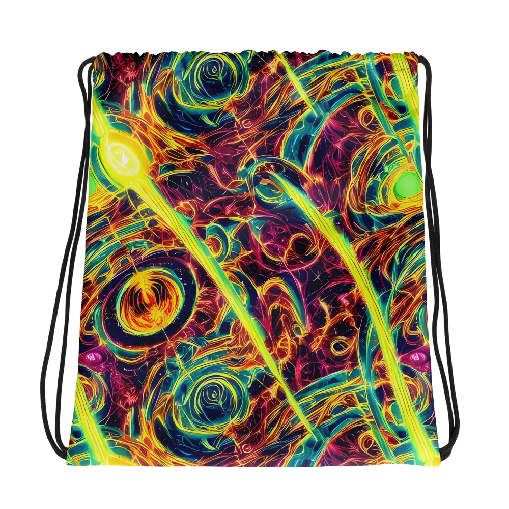 Fuchsia Thunder on Drawstring Bag — Photo