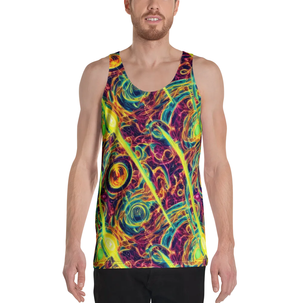 Fuchsia Thunder on Men's Tank Top — Front