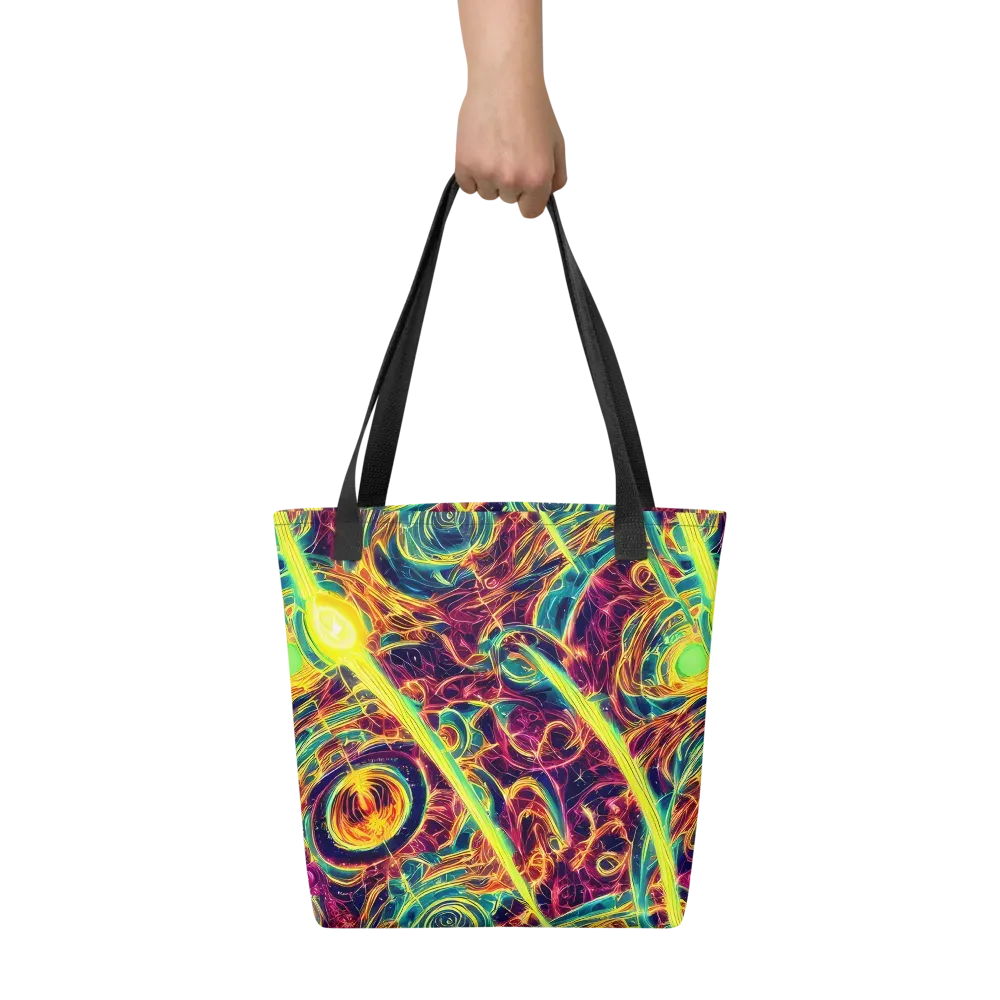 Fuchsia Thunder on Tote Bag — Front