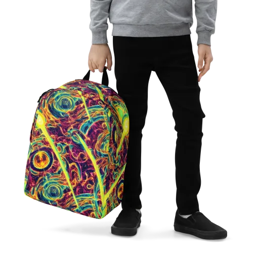 Fuchsia Thunder on a Minimalist Backpack