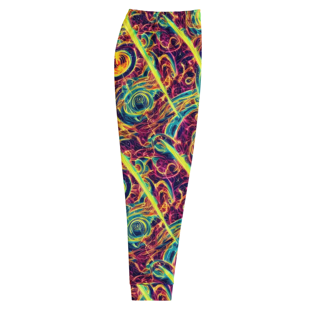Fuchsia Thunder on Men's Joggers — Right