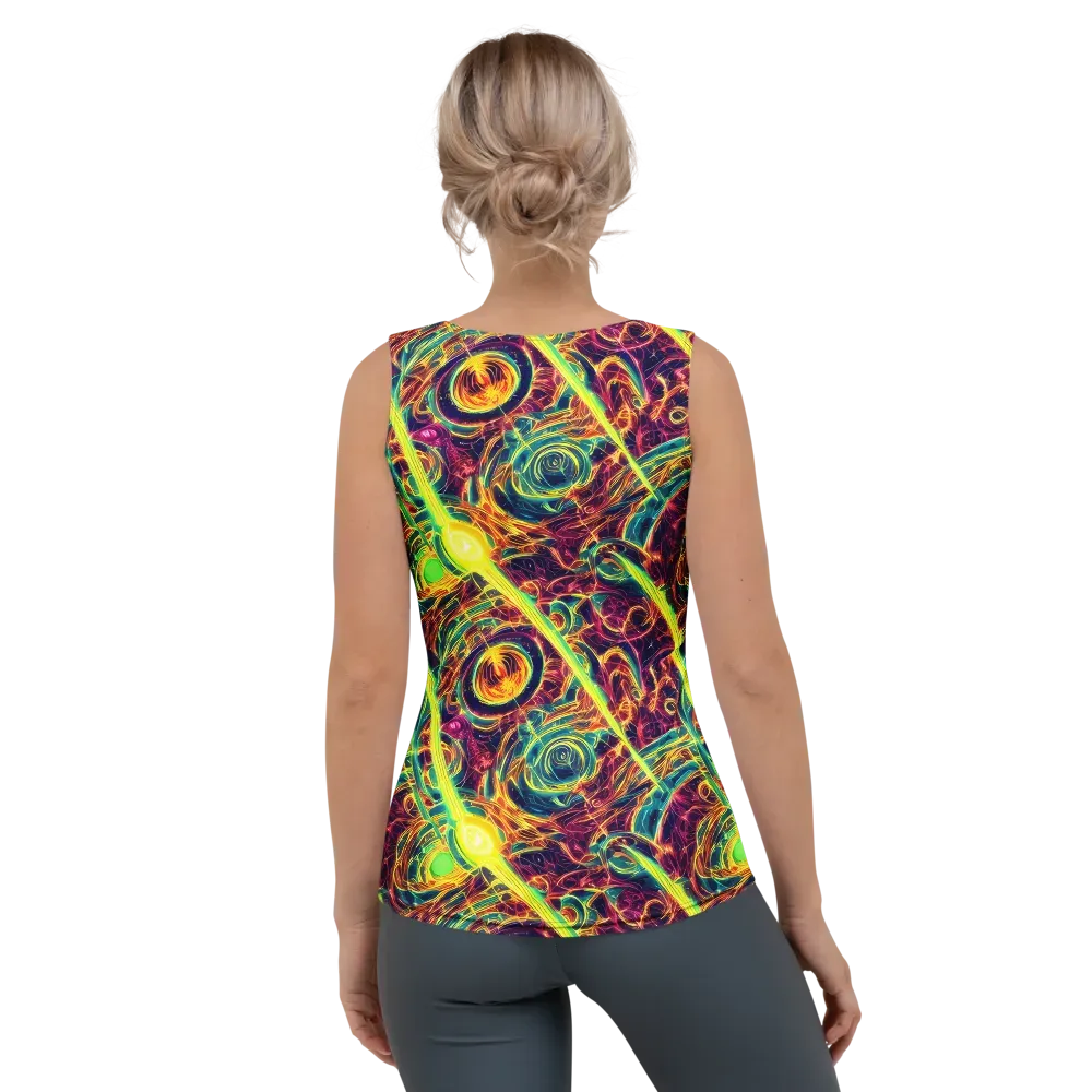 Fuchsia Thunder on Women's Tank Top — Back