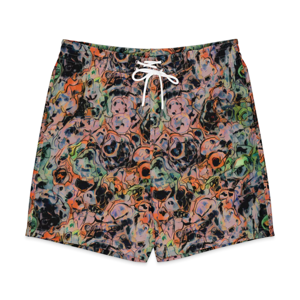 Peach Voltage on Men's Board Shorts — Front