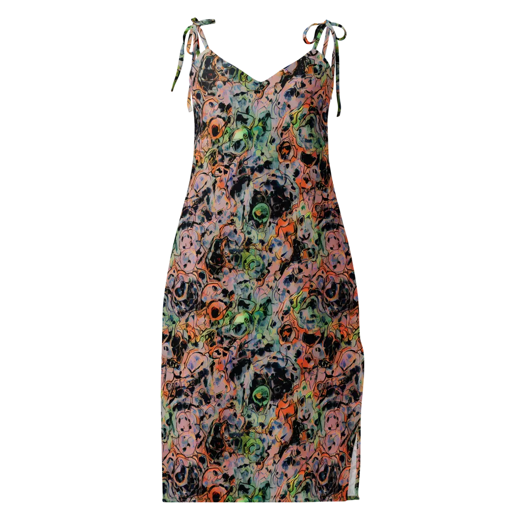 Peach Voltage on Slip Dress — Front