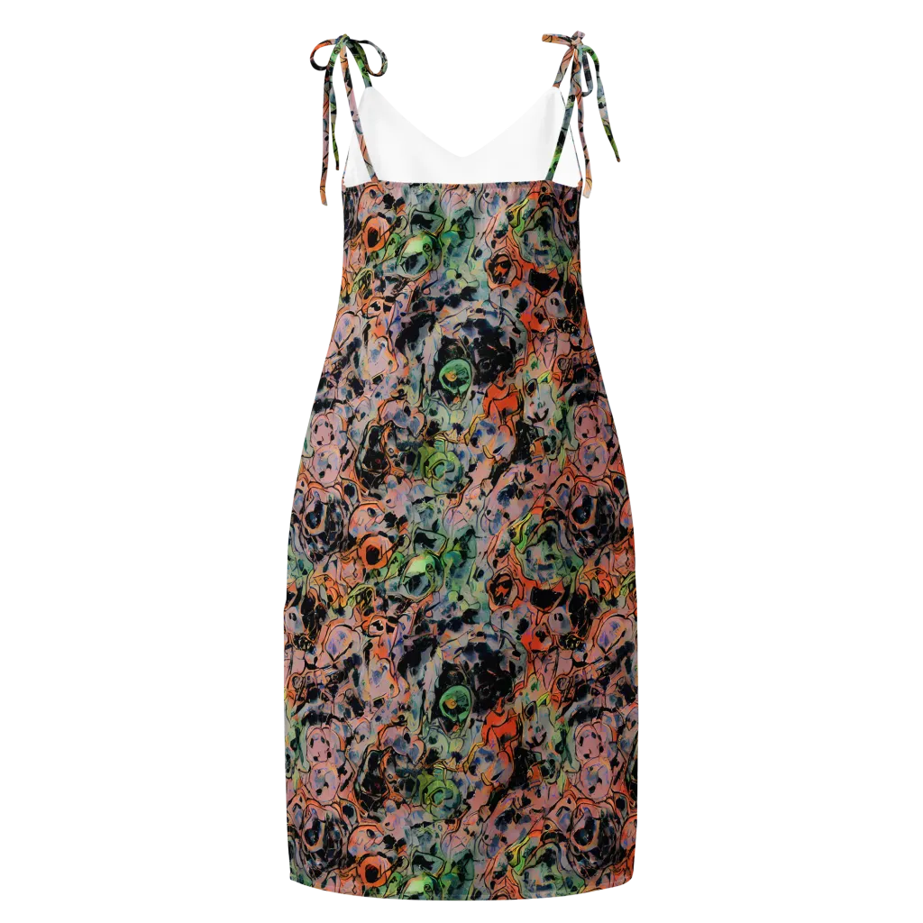 Peach Voltage on Slip Dress — Back