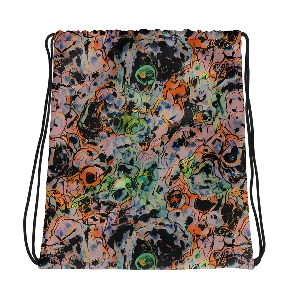 Peach Voltage on Drawstring Bag — Photo