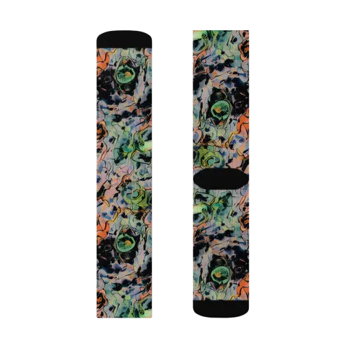 Peach Voltage on a Socks