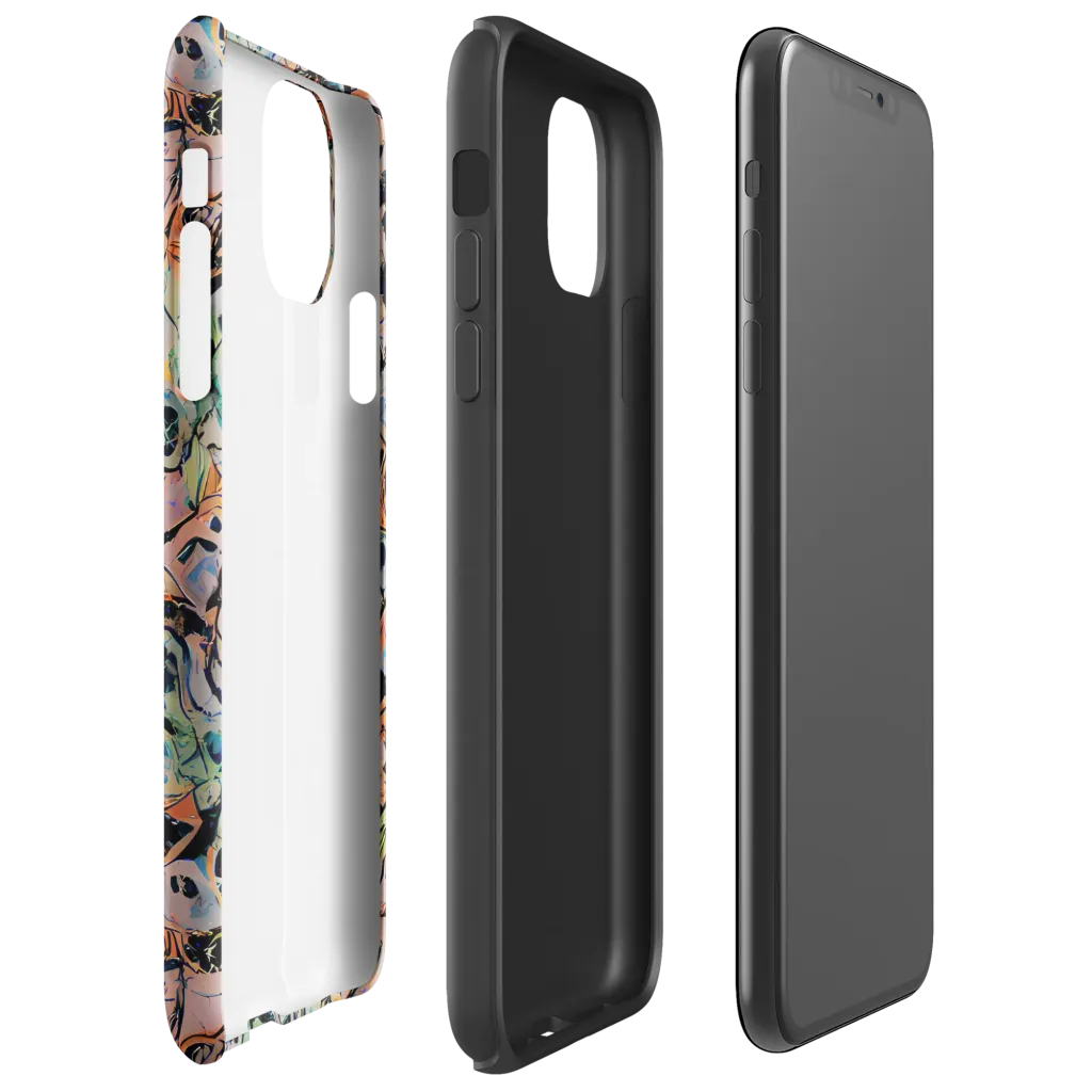 Peach Voltage on Tough Case for iPhone® — Right