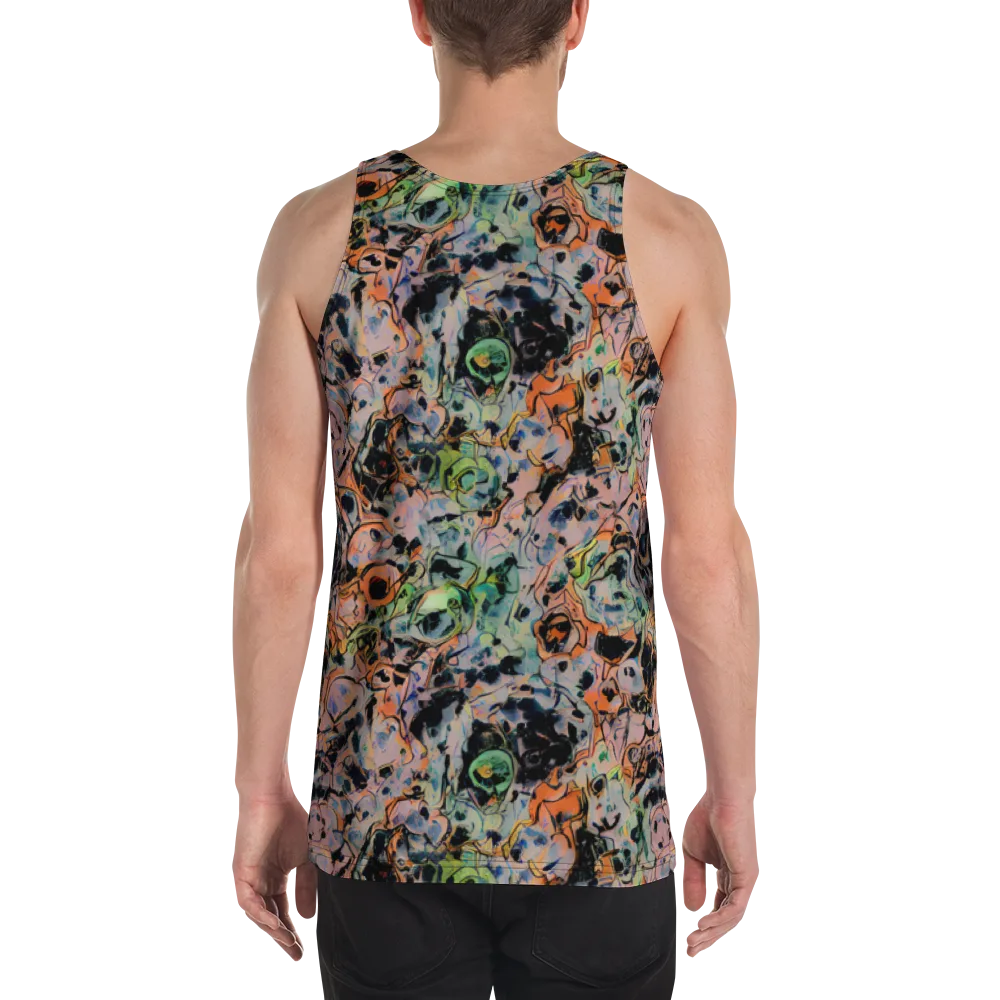 Peach Voltage on Men's Tank Top — Back