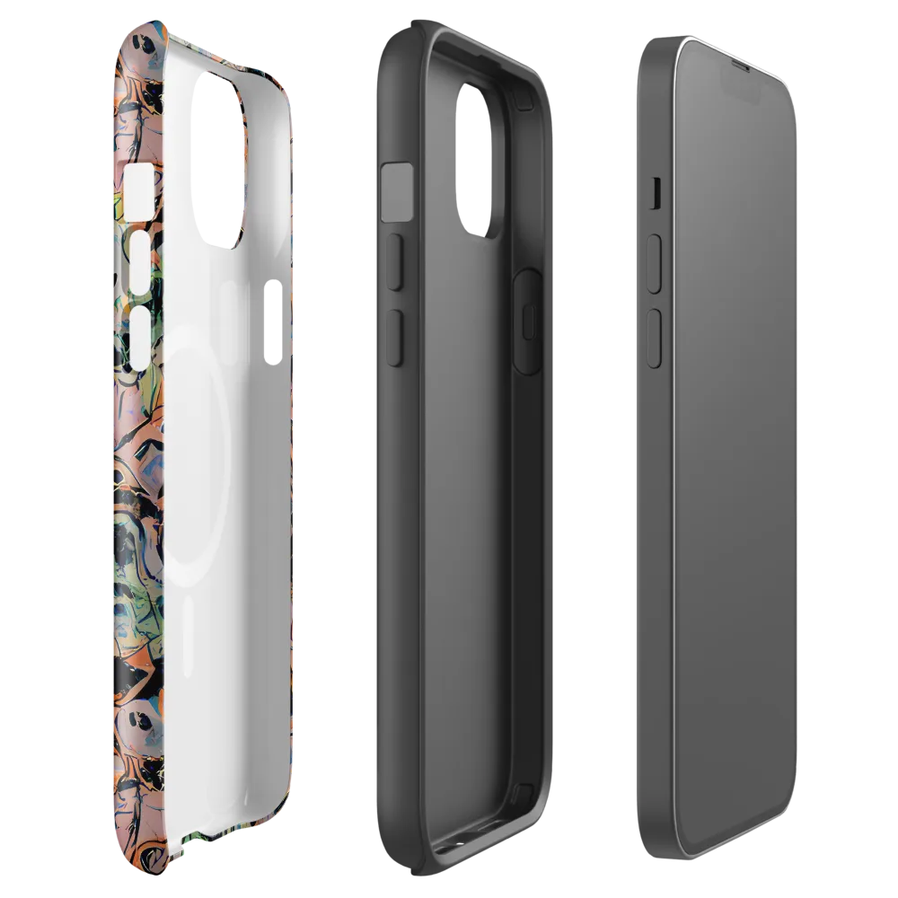 Peach Voltage on MagSafe Tough Case for iPhone® — Front