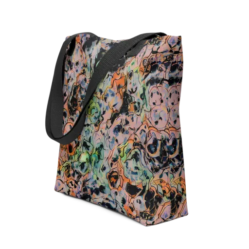 Peach Voltage on a Tote Bag