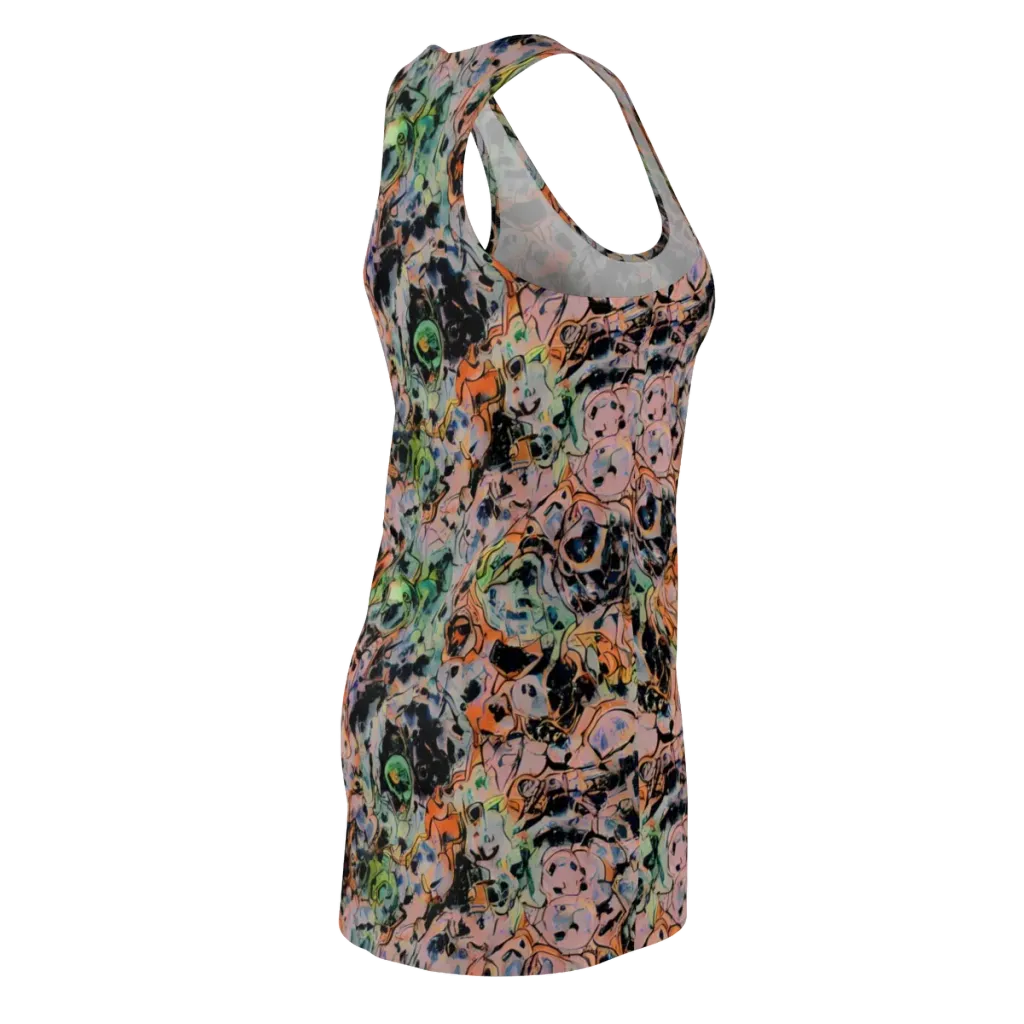 Peach Voltage on Racerback Dress — Back Side
