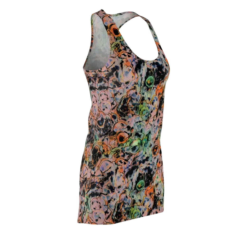 Peach Voltage on Racerback Dress — Front Side