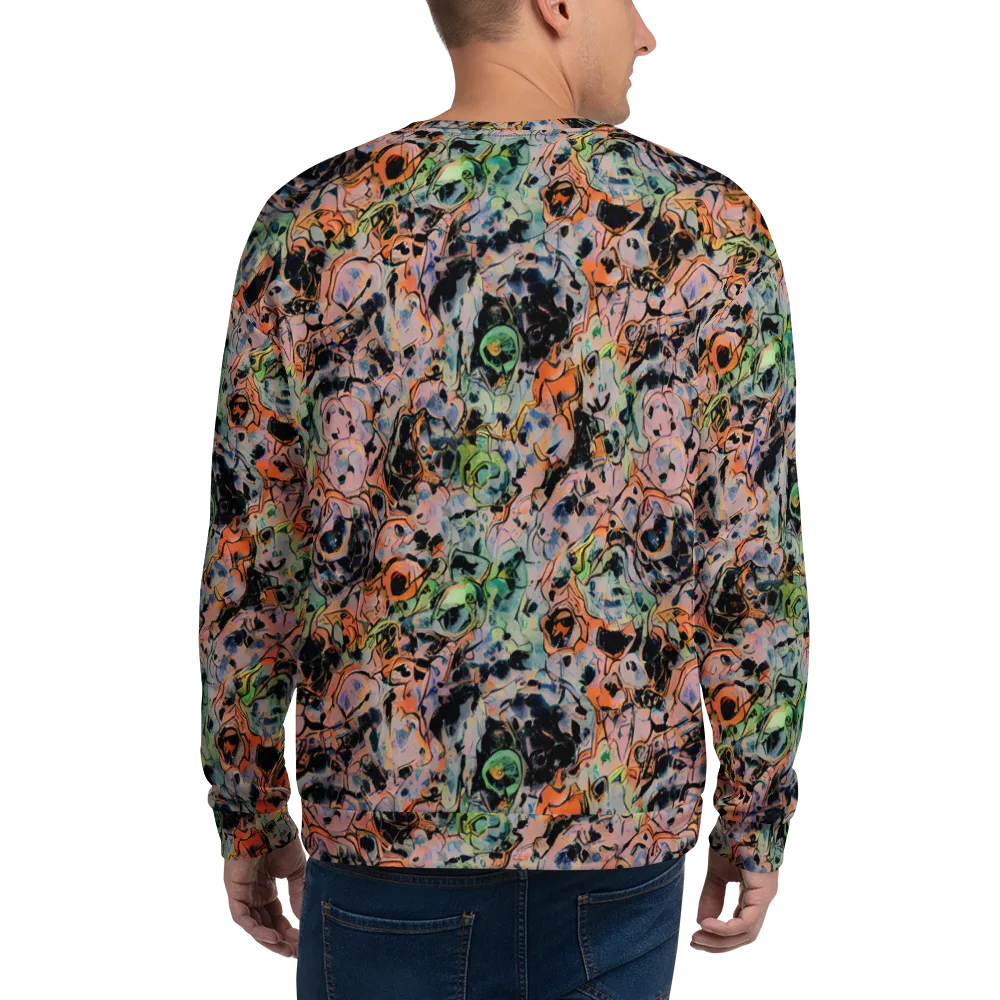 Peach Voltage on Sweatshirt — Back