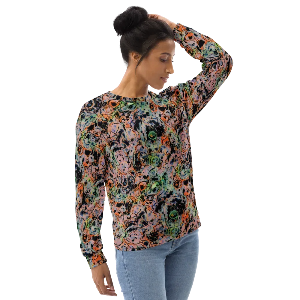 Peach Voltage on Sweatshirt — Right Front