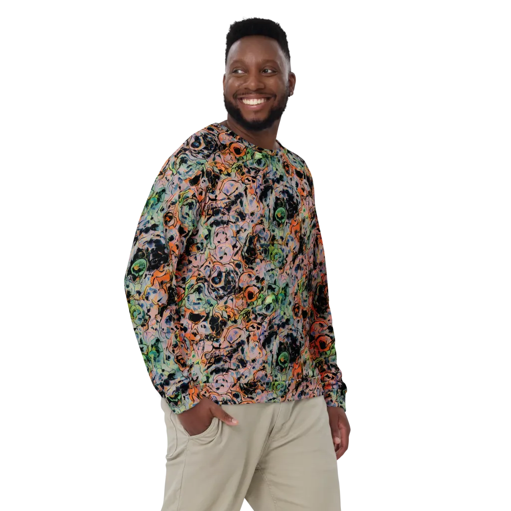 Peach Voltage on Sweatshirt — Front