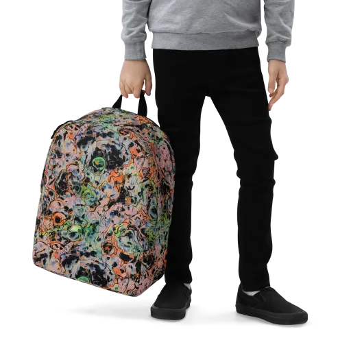 Peach Voltage on a Minimalist Backpack