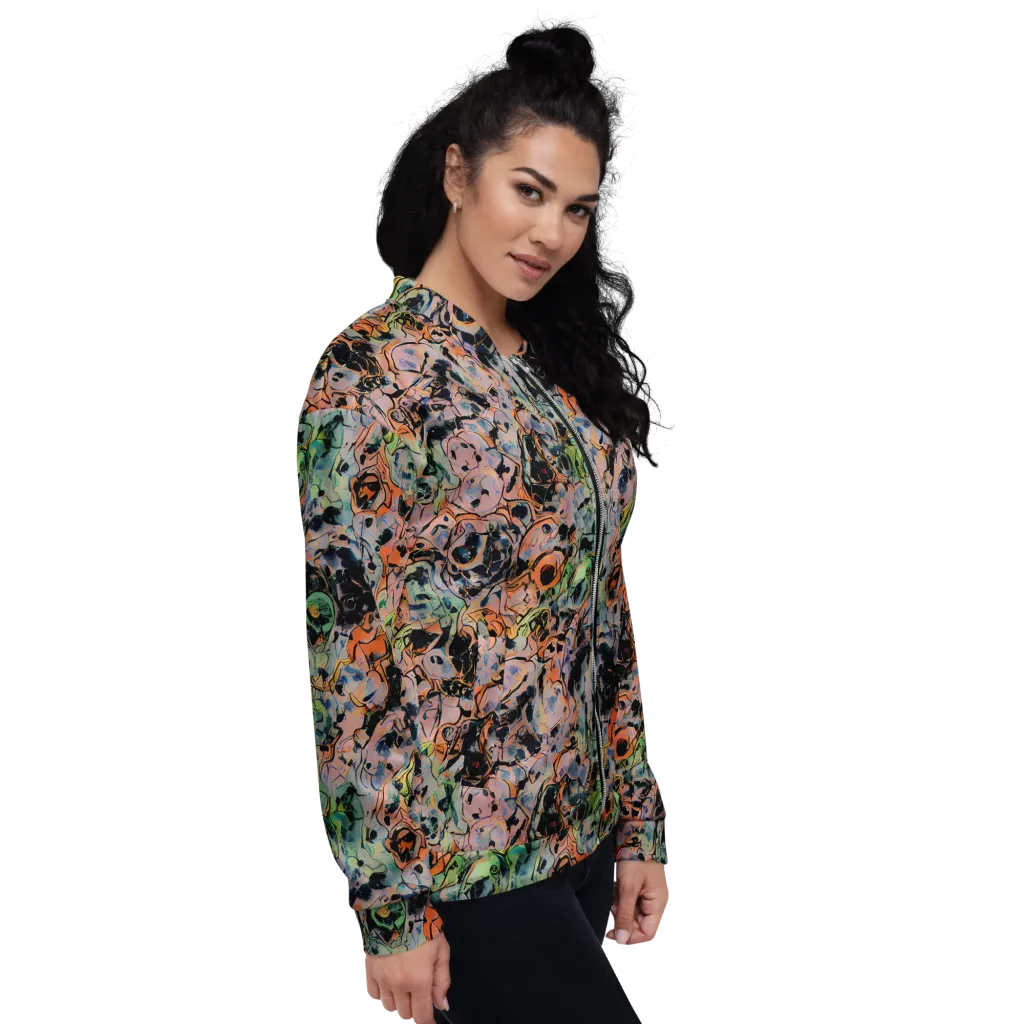 Peach Voltage on Bomber Jacket — Right