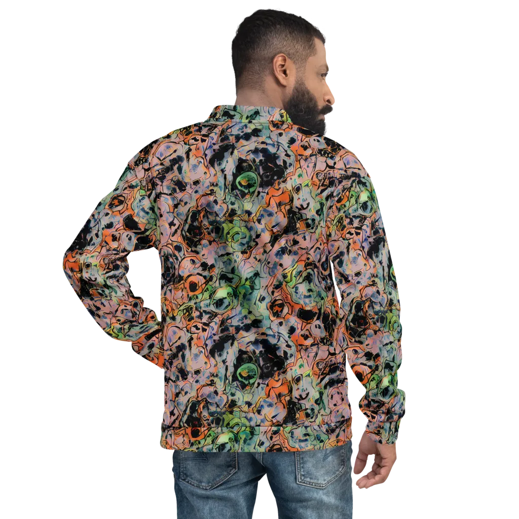 Peach Voltage on Bomber Jacket — Back