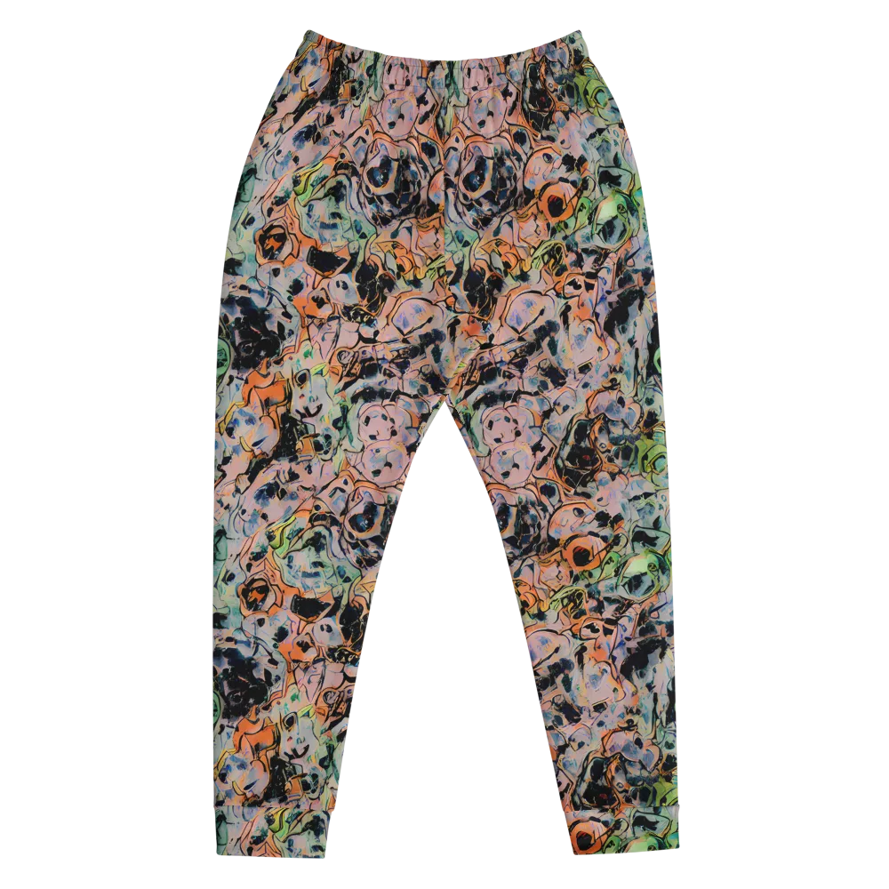 Peach Voltage on Men's Joggers — Front