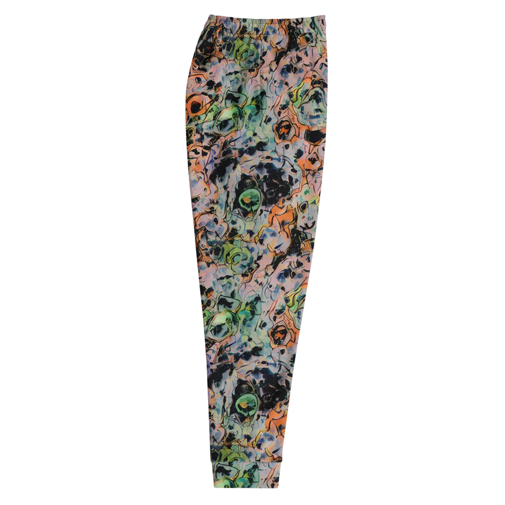 Peach Voltage on Men's Joggers — Right