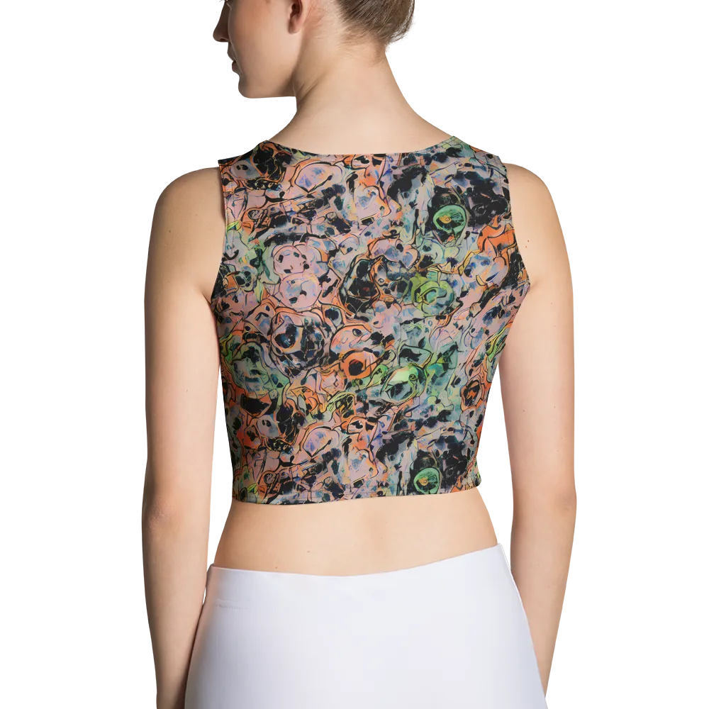 Peach Voltage on Crop Top — Back