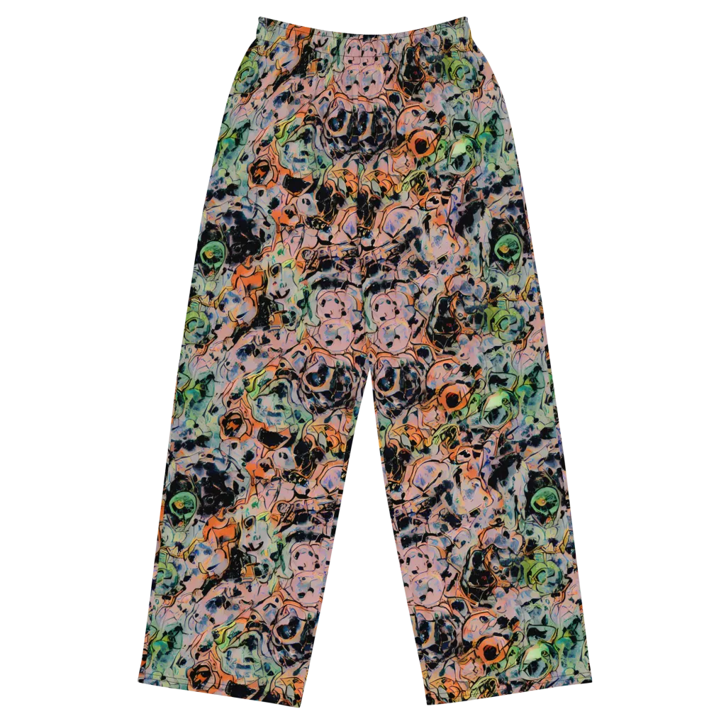 Peach Voltage on Wide-Leg Pants — Front