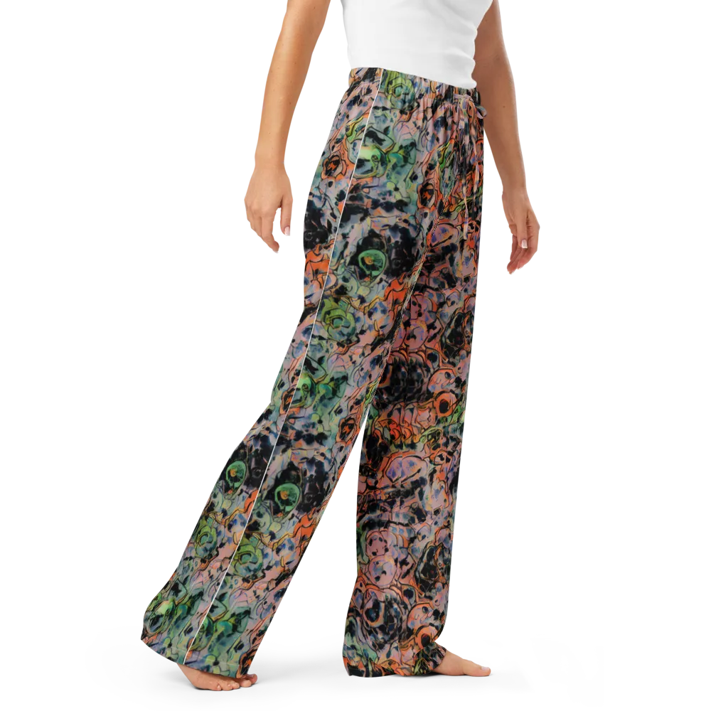Peach Voltage on Women's Pajama Pants — Right Front