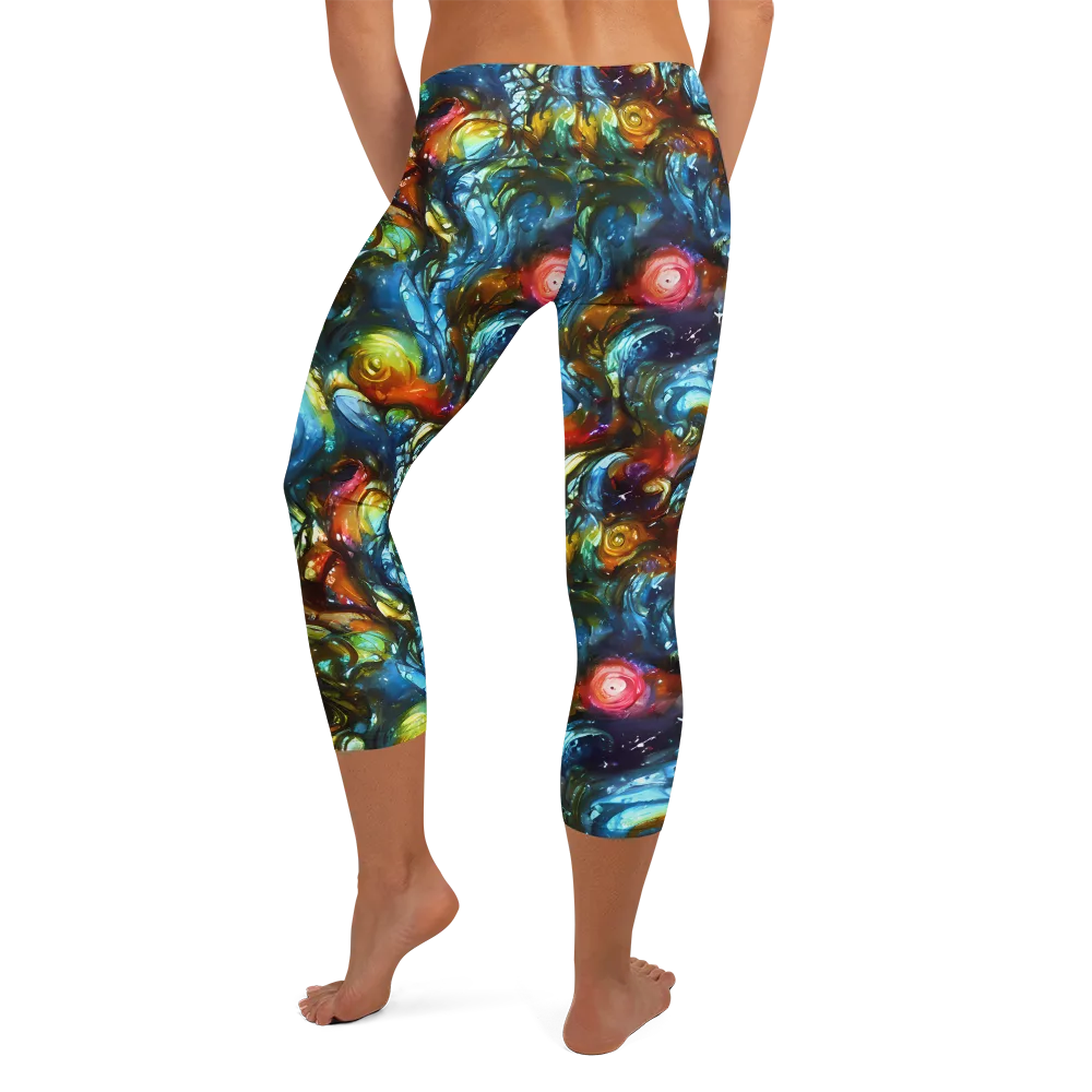 Aurora Alchemy on Capri Leggings — Back