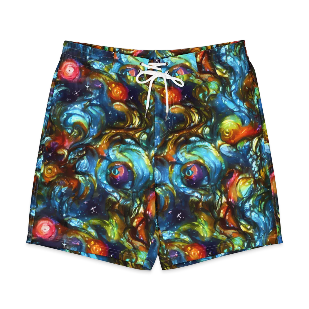 Aurora Alchemy on Men's Board Shorts — Front