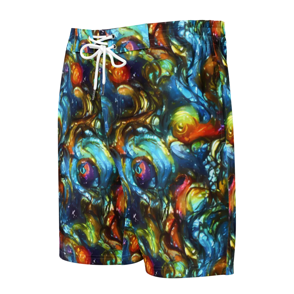 Aurora Alchemy on Men's Board Shorts — Front