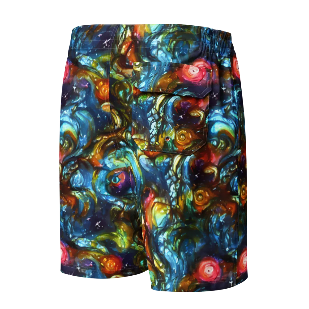 Aurora Alchemy on Men's Board Shorts — Back