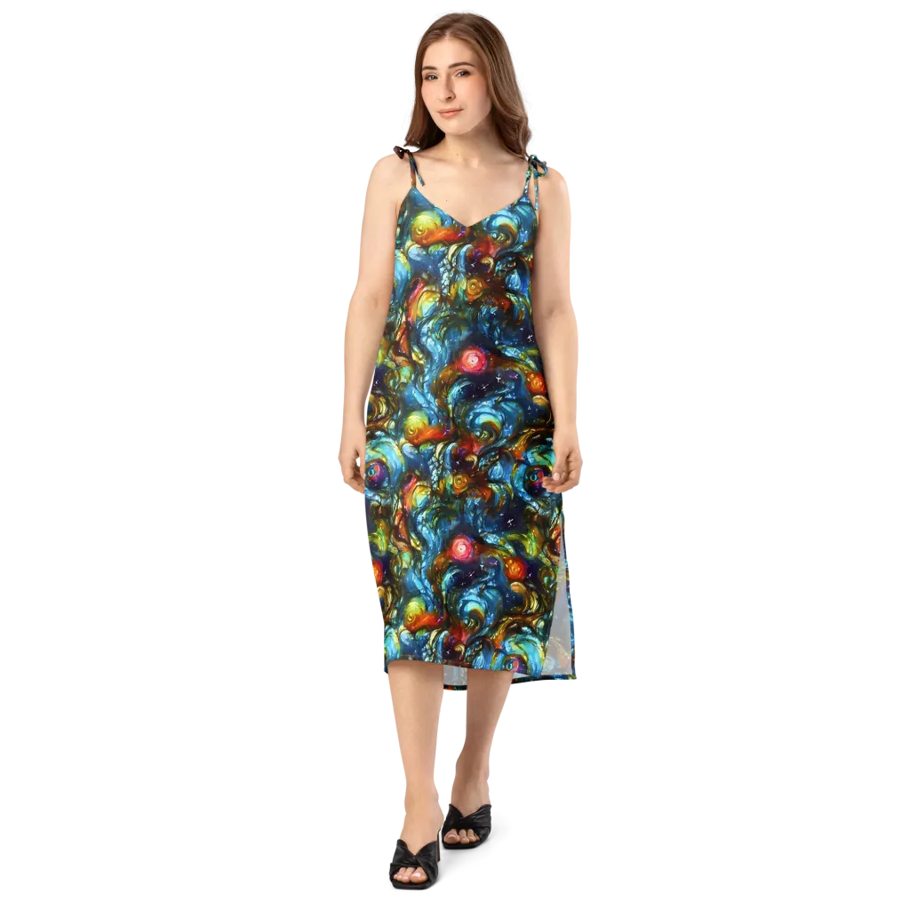Aurora Alchemy on Slip Dress — Front