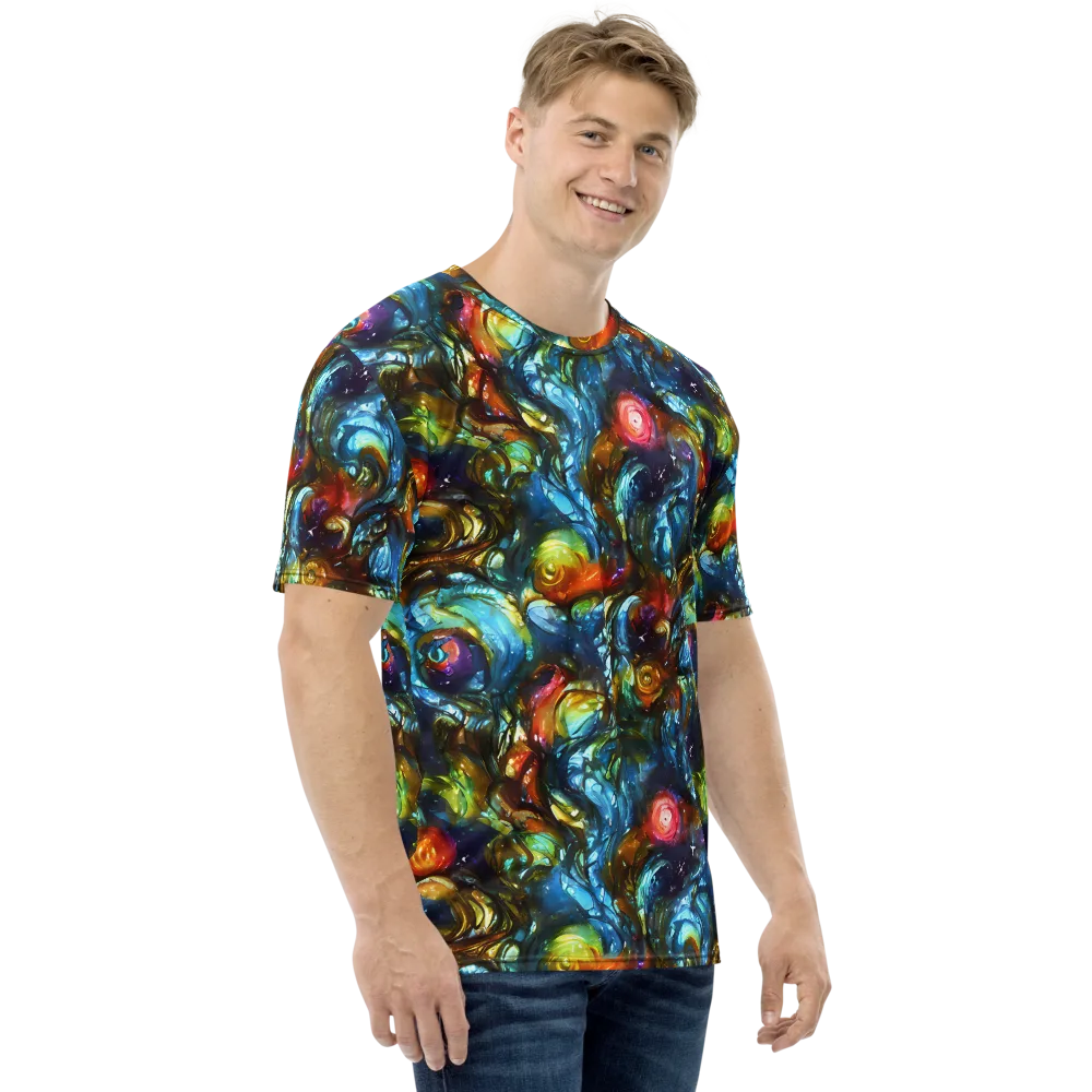 Aurora Alchemy on Men's Crew Neck T-Shirt — Right