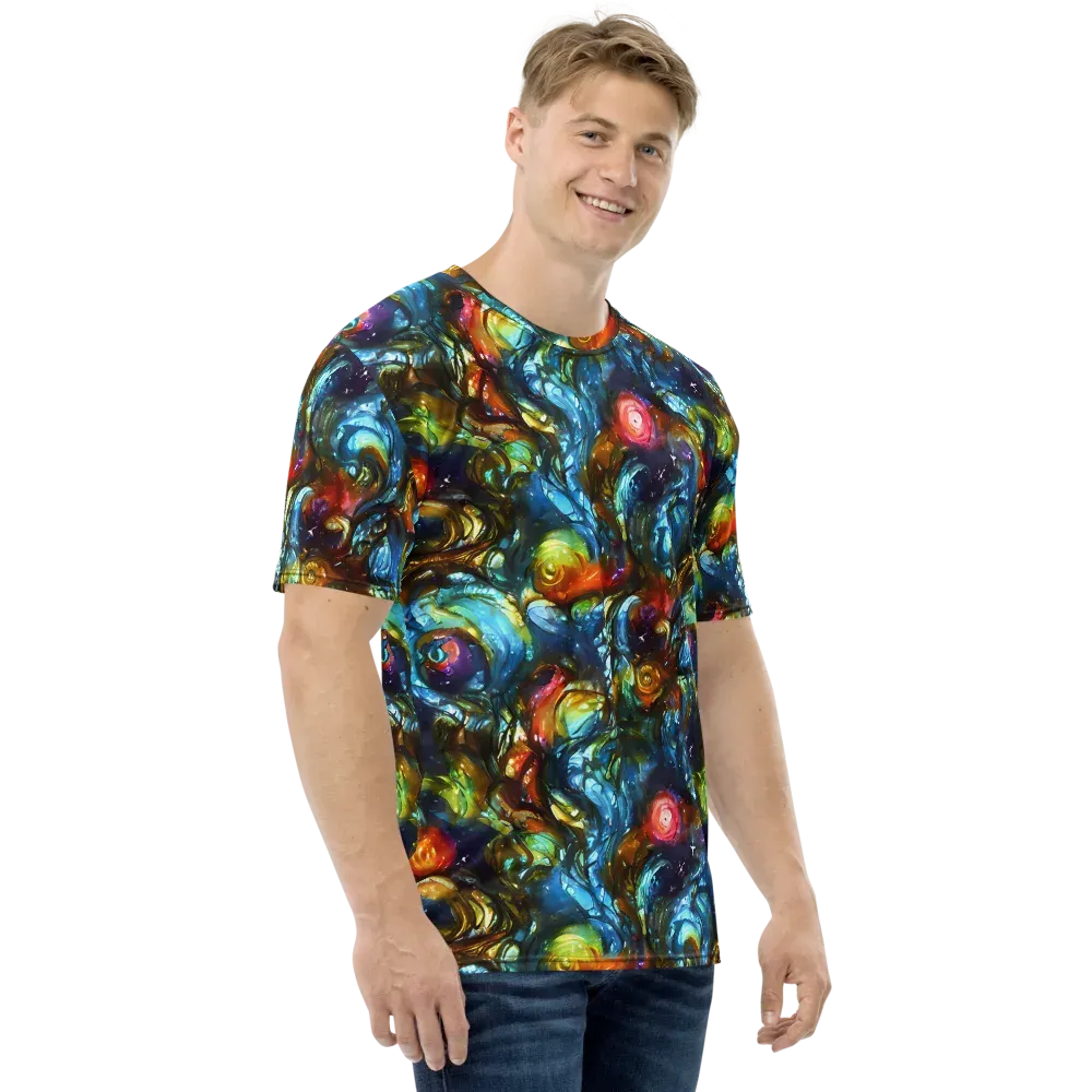 Aurora Alchemy on Men's Crew Neck T-Shirt — Right