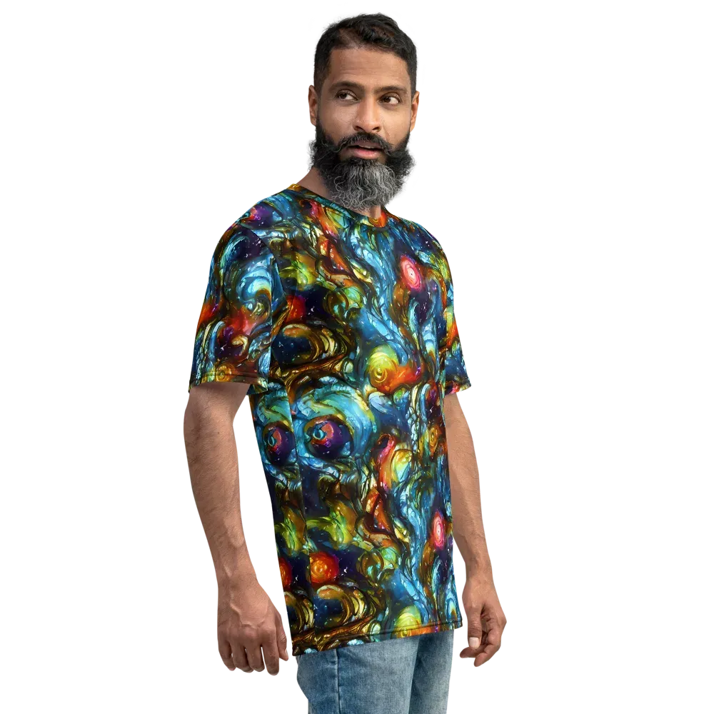Aurora Alchemy on Men's Crew Neck T-Shirt — Right