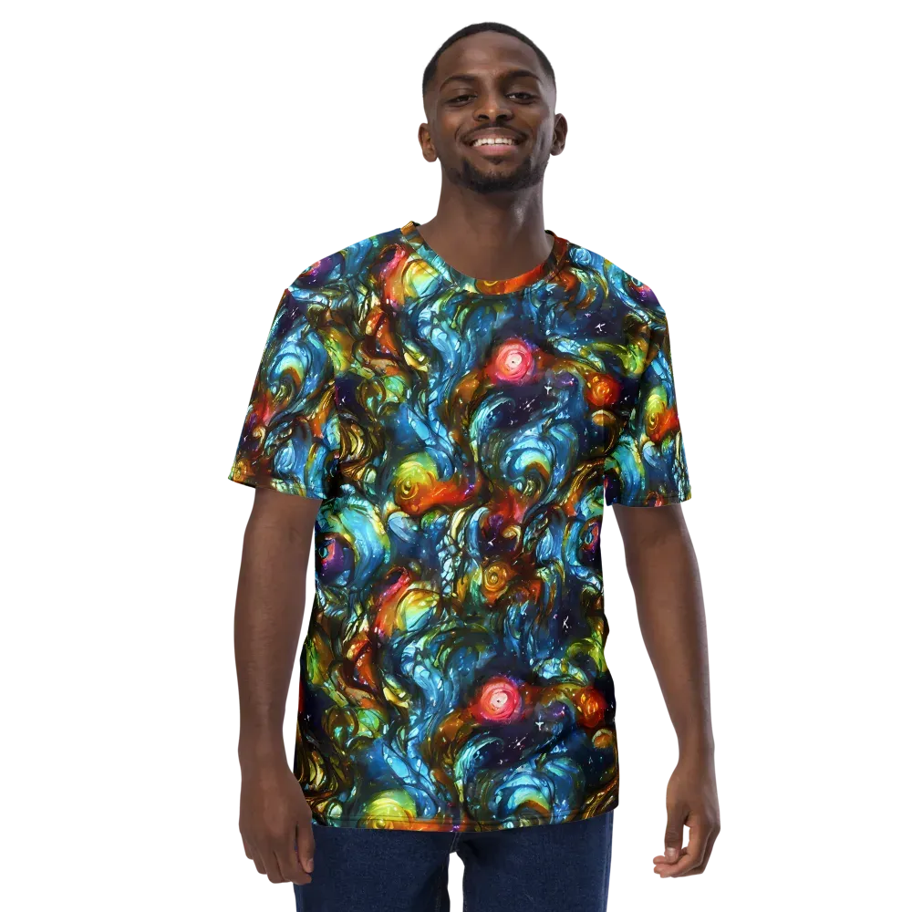 Aurora Alchemy on Men's Crew Neck T-Shirt — Front