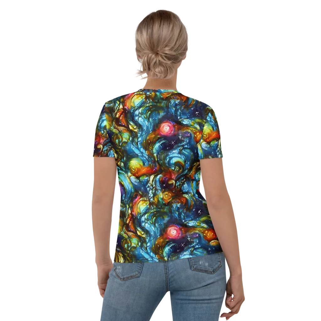Aurora Alchemy on Women's Crew Neck T-Shirt — Back