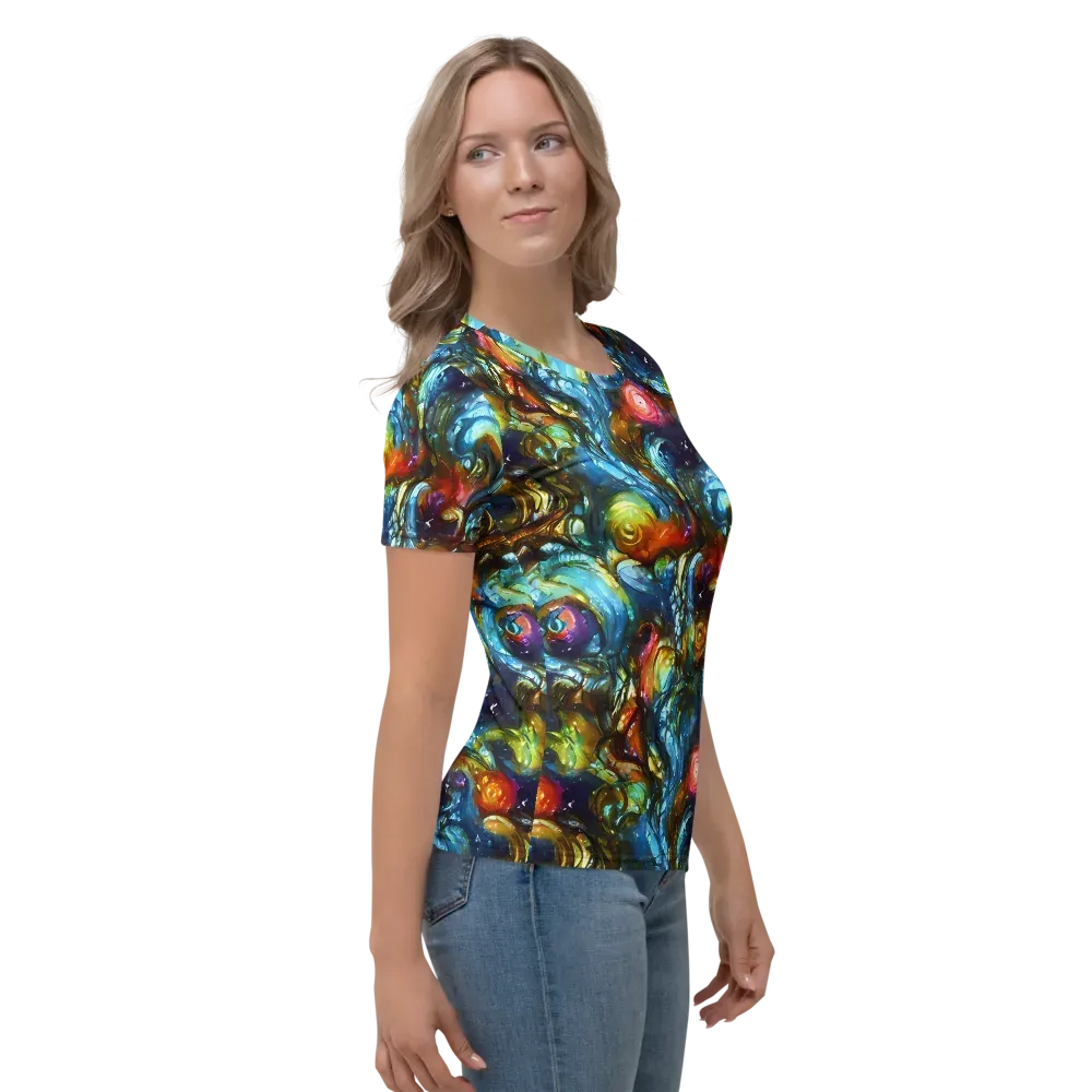 Aurora Alchemy on Women's Crew Neck T-Shirt — Right
