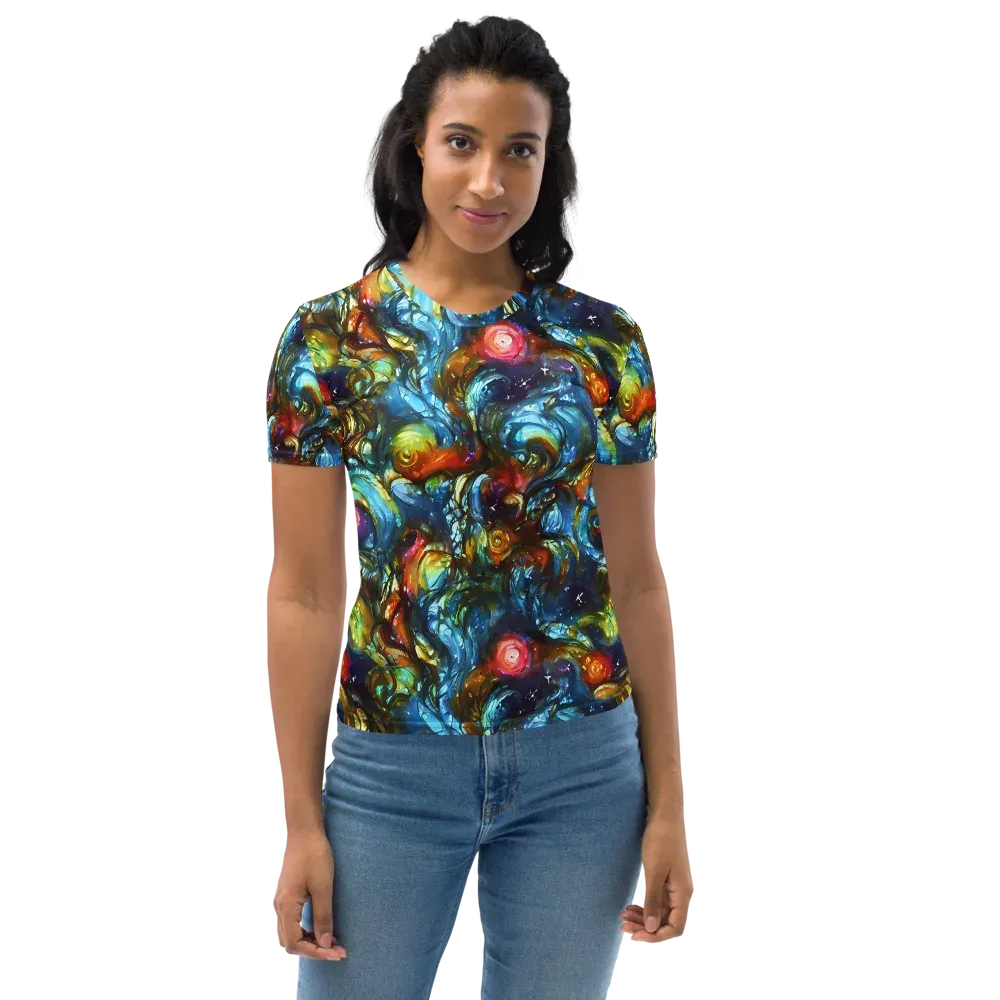 Aurora Alchemy on Women's Crew Neck T-Shirt — Front