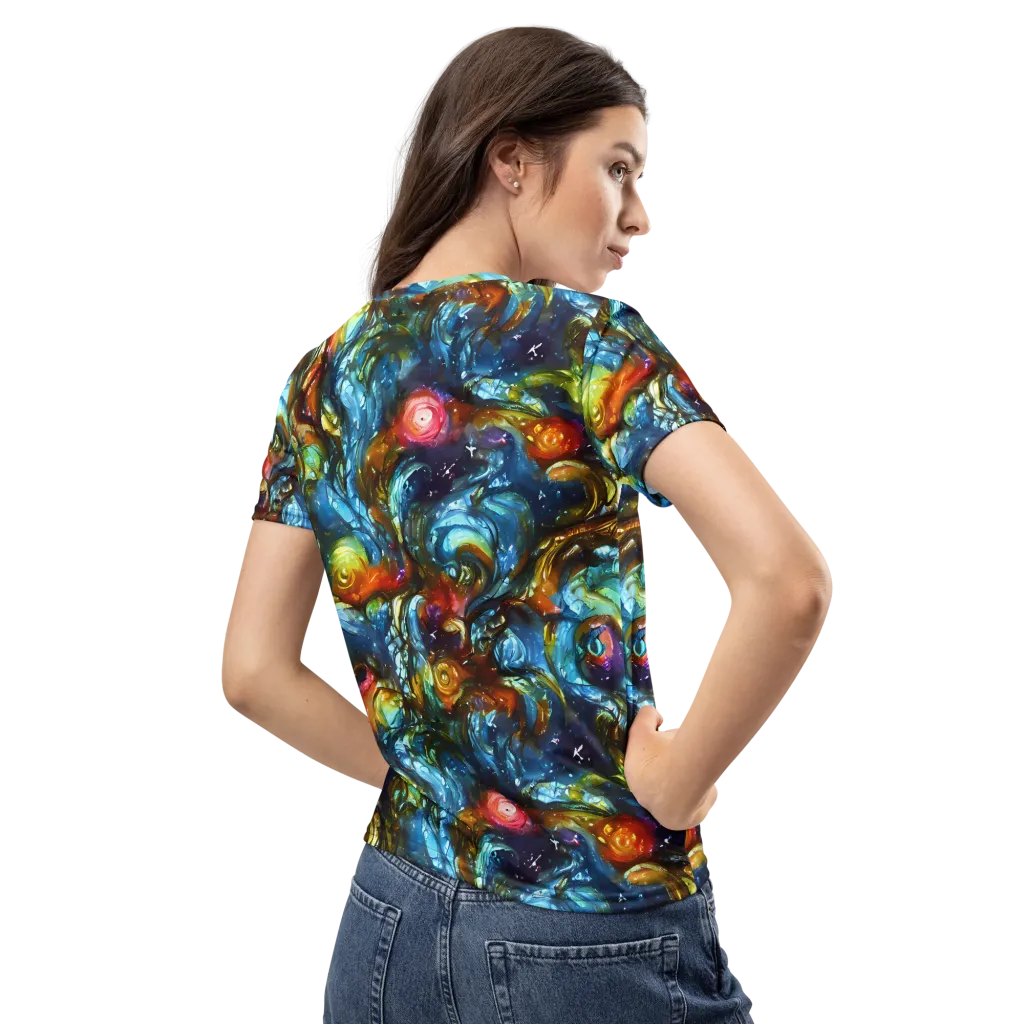 Aurora Alchemy on Women's Crew Neck T-Shirt — Back