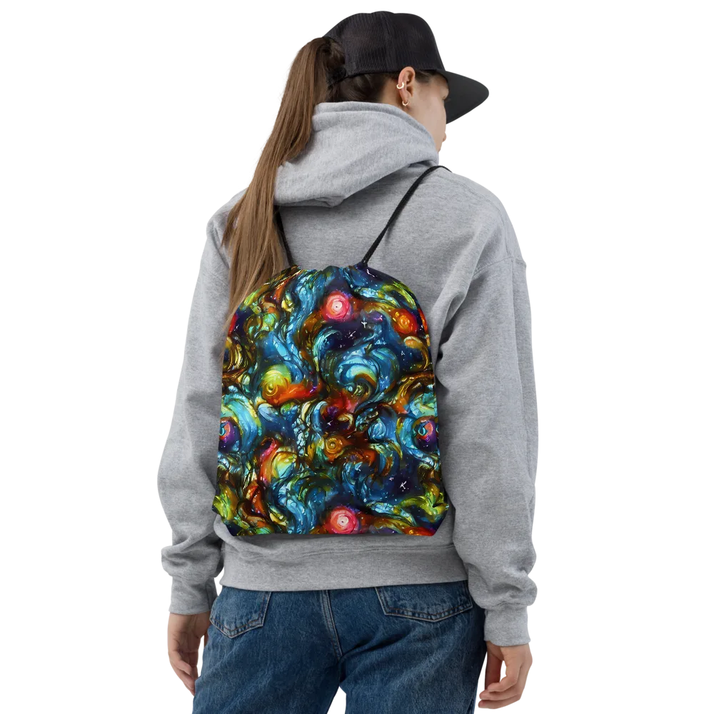 Aurora Alchemy on Drawstring Bag — Front