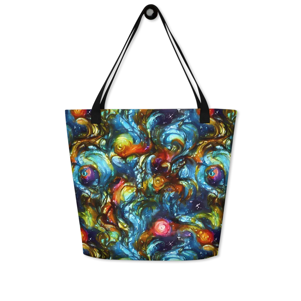Aurora Alchemy on Large Tote Bag W/ Pocket — Front